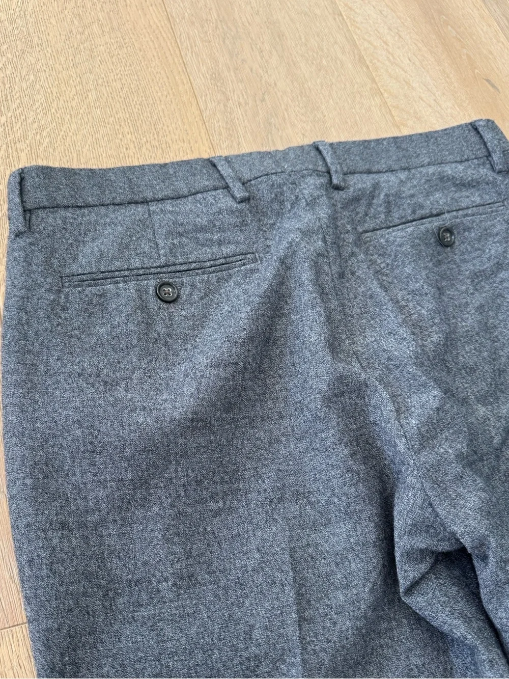 Banana Republic Modern Slim Fit Grey Dress Wool Pants Size 32